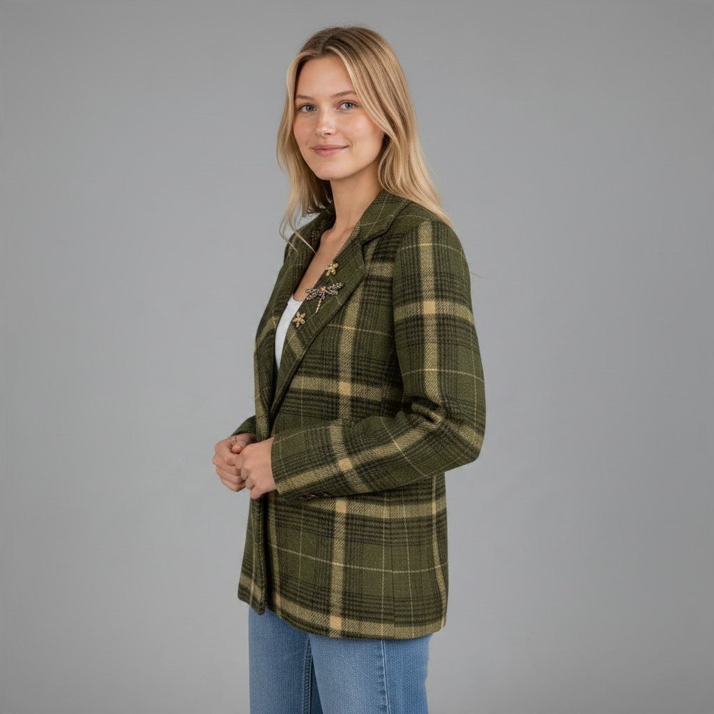 GIACCA CON SPILLE VICOLO - XE BLU Abbigliamento Donna
