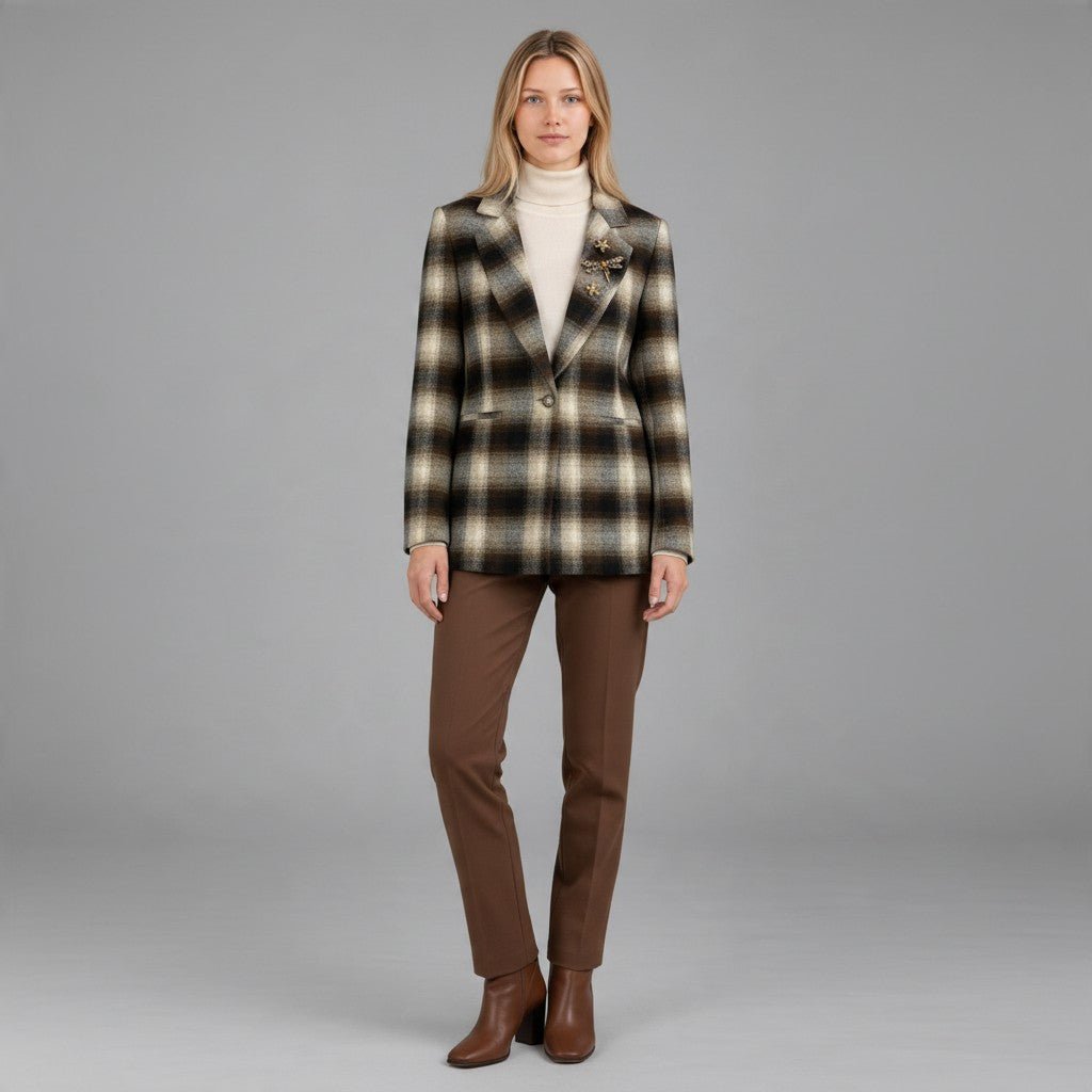 GIACCA CON SPILLE VICOLO - XE BLU Abbigliamento Donna