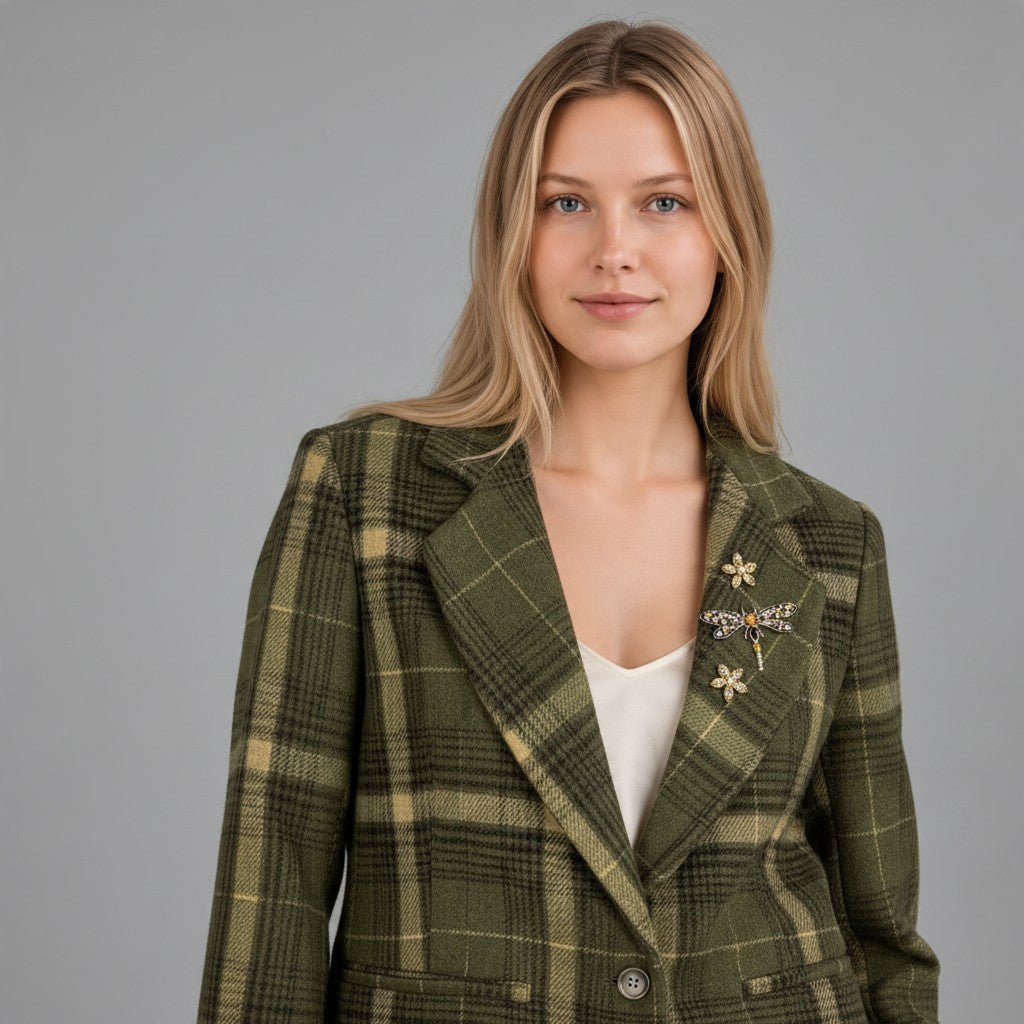 GIACCA CON SPILLE VICOLO - XE BLU Abbigliamento Donna