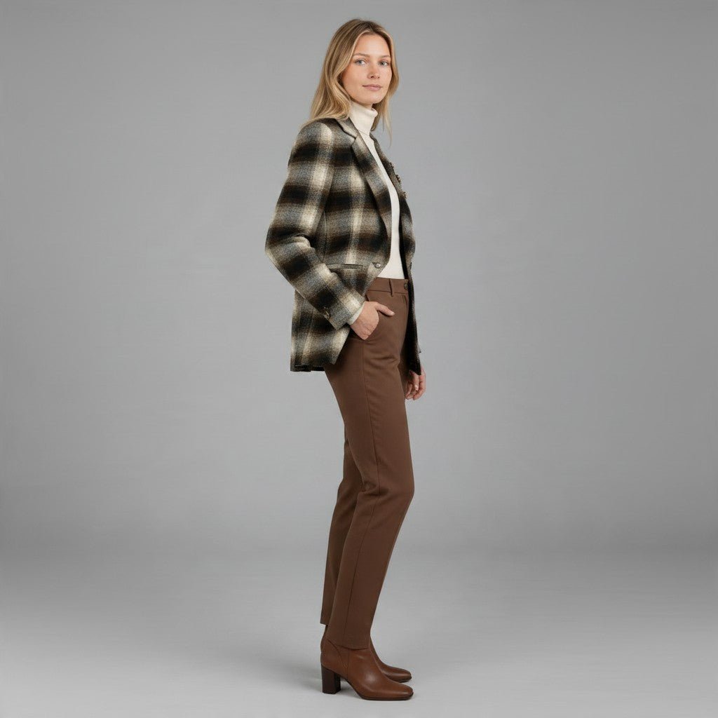 GIACCA CON SPILLE VICOLO - XE BLU Abbigliamento Donna