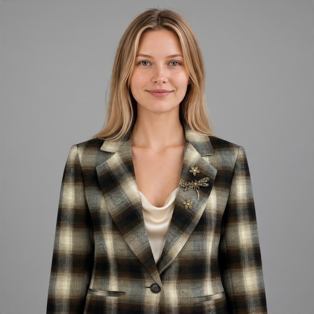 GIACCA CON SPILLE VICOLO - XE BLU Abbigliamento Donna