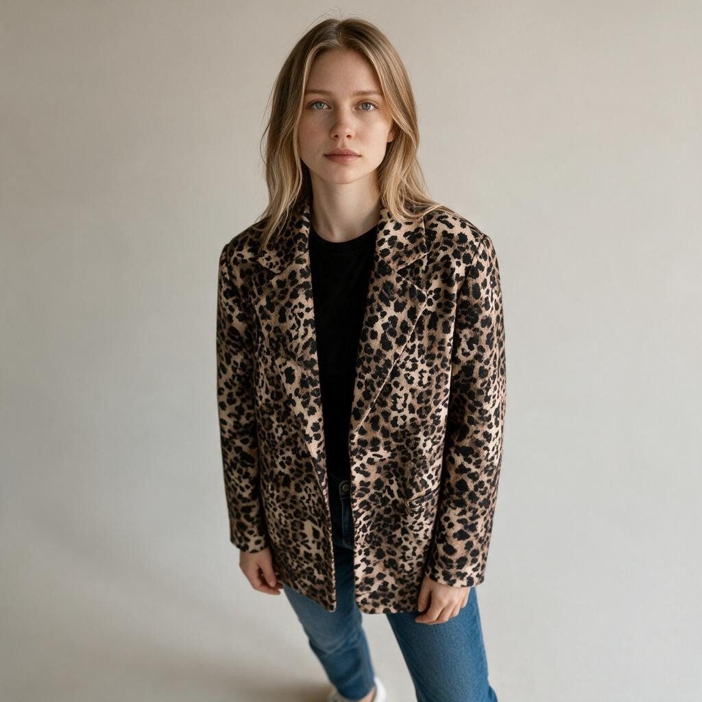 GIACCA MACULATA HAVEONE - XE BLU Abbigliamento Donna