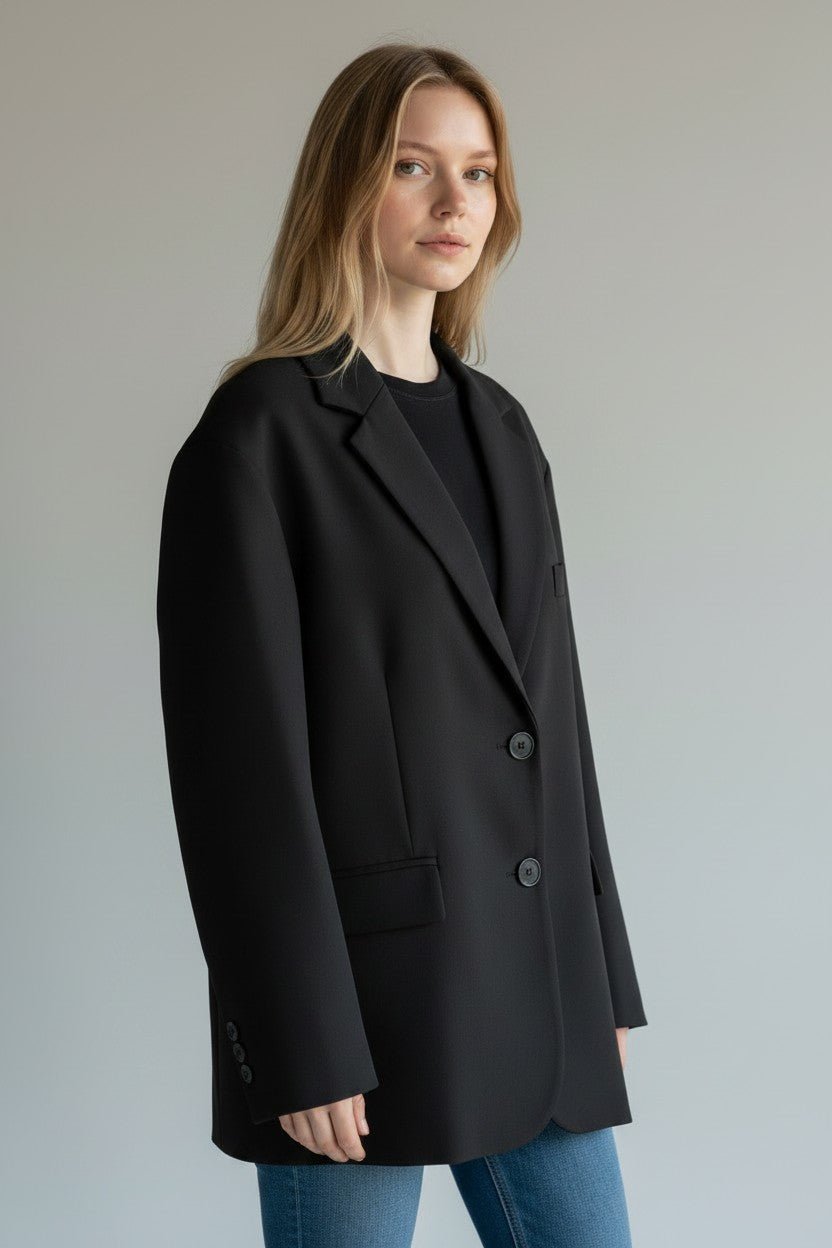 GIACCA OVERSIZE SUSY MIX - XE BLU Abbigliamento Donna