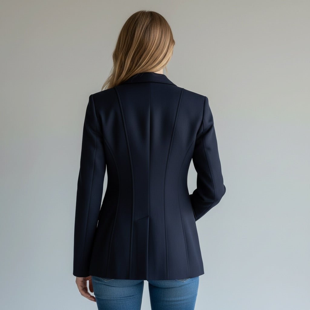 GIACCA SENZA COLLO SUSY MIX - XE BLU Abbigliamento Donna