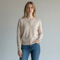 GIACCHINA COLLO A COREANA SUSY MIX - XE BLU Abbigliamento Donna