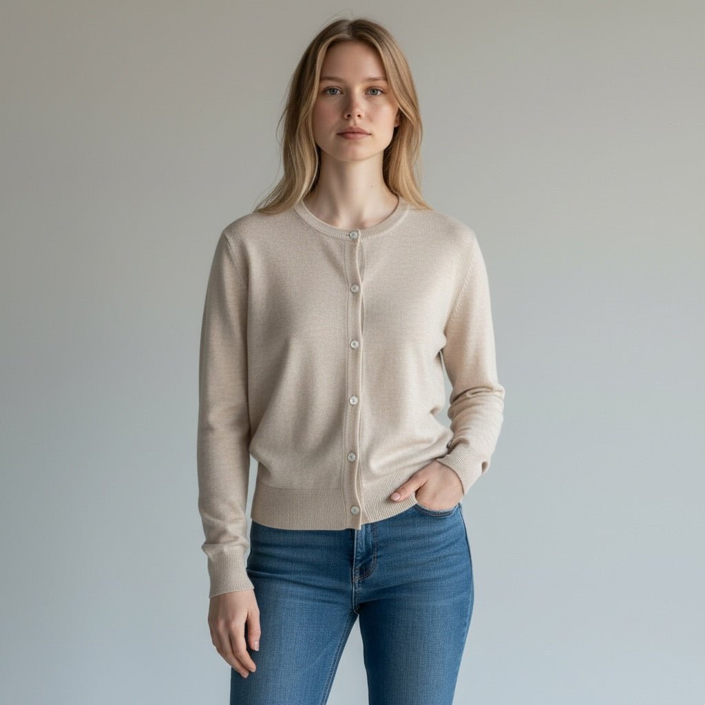 GIACCHINA COLLO A COREANA SUSY MIX - XE BLU Abbigliamento Donna