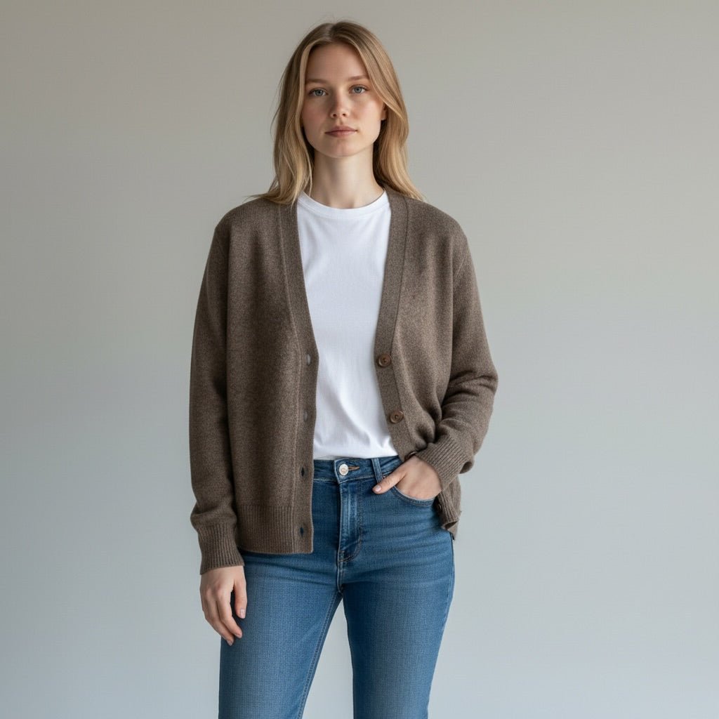 GIACCHINA IN PURA LANA SUSY MIX - XE BLU Abbigliamento Donna