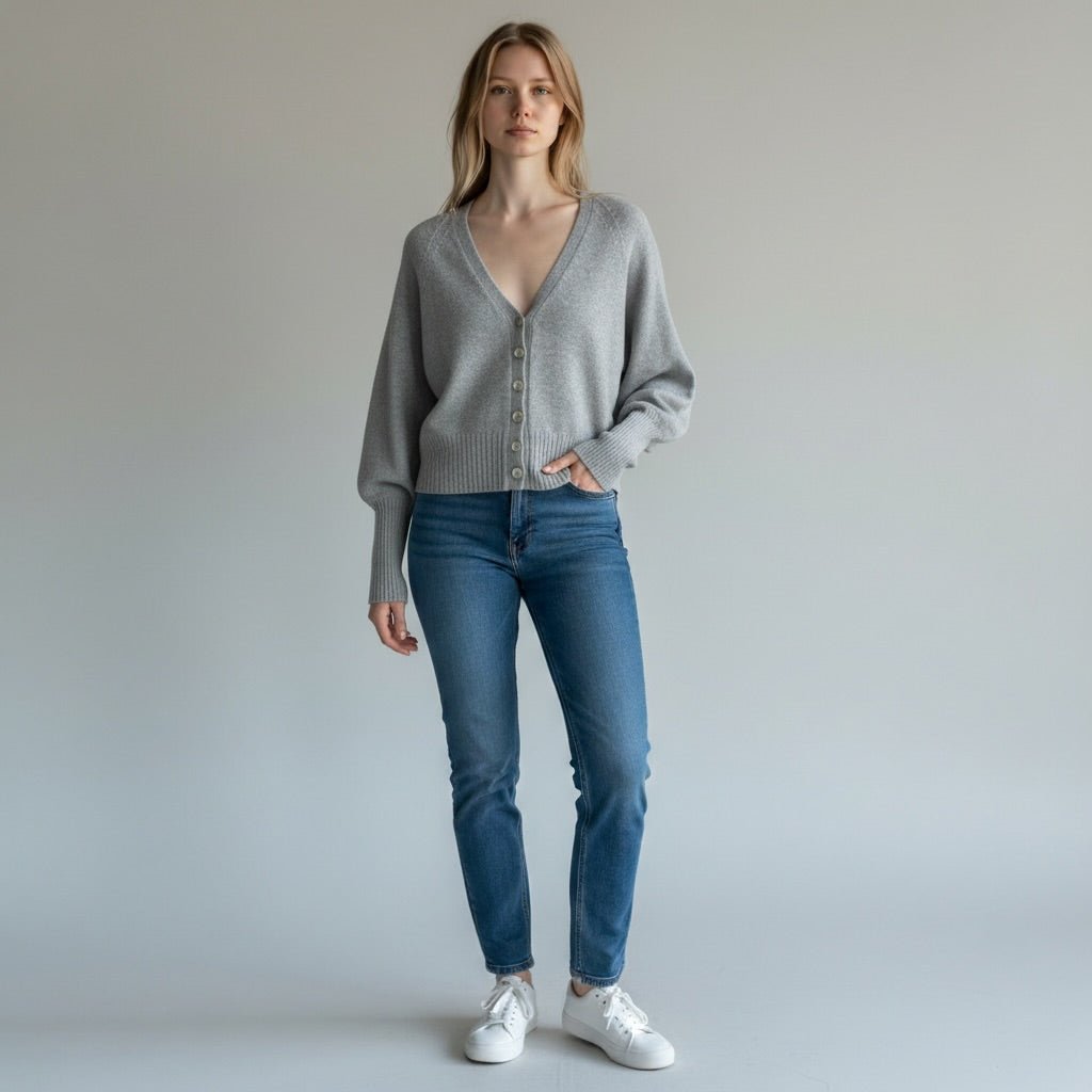 GIACCHINA MANICA A PALLONCINO HAVEONE - XE BLU Abbigliamento Donna