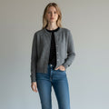 GIACCHINA MISTO LANA HAVEONE - XE BLU Abbigliamento Donna