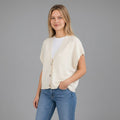 GILET CON BOTTONI SUSY MIX - XE BLU Abbigliamento Donna