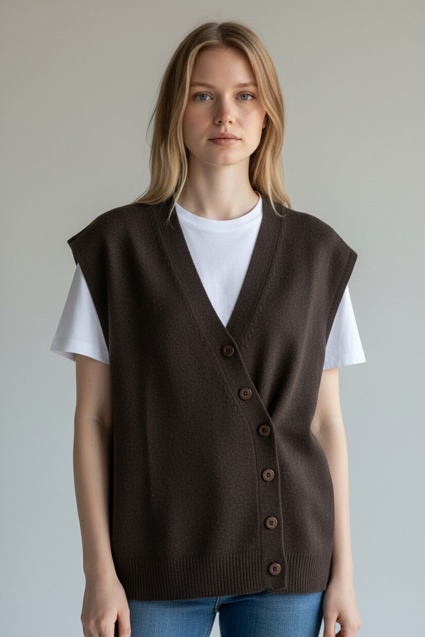GILET DOPPIA ABBOTTONATURA SUSY MIX - XE BLU Abbigliamento Donna