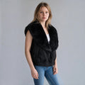 GILET REVERSIBILE IN ECOPELLICCIA SUSY MIX - XE BLU Abbigliamento Donna