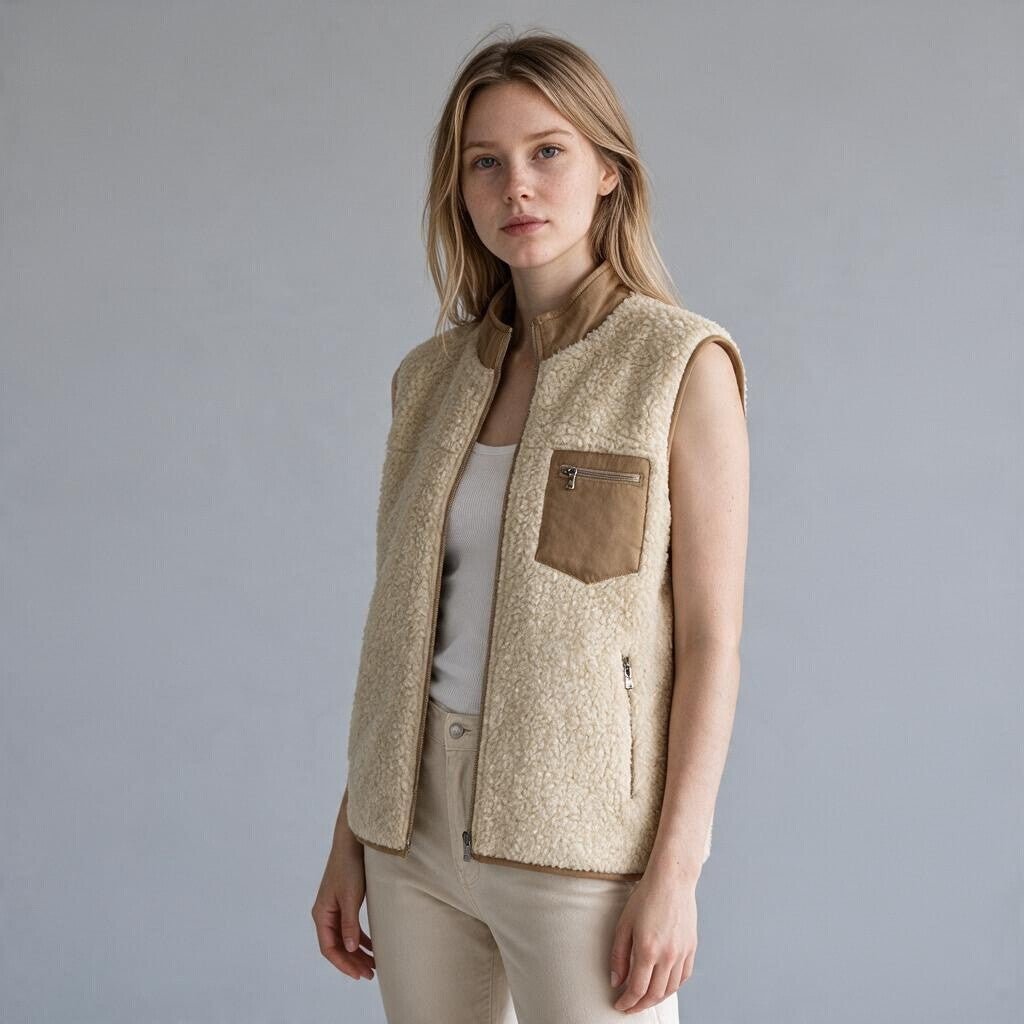 GILET TEDDY DIXIE - XE BLU Abbigliamento Donna