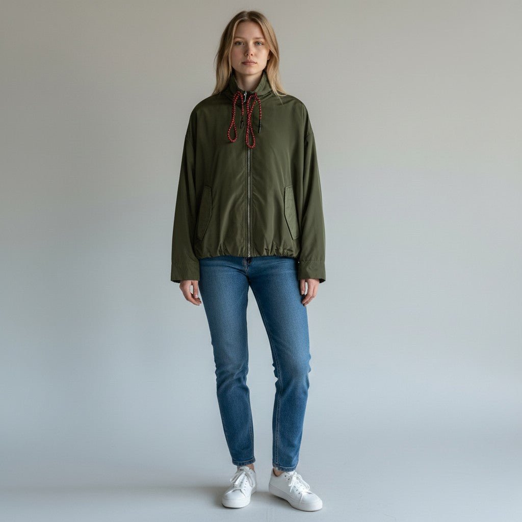 GIUBBINO ARRICCIATO HAVEONE - XE BLU Abbigliamento Donna