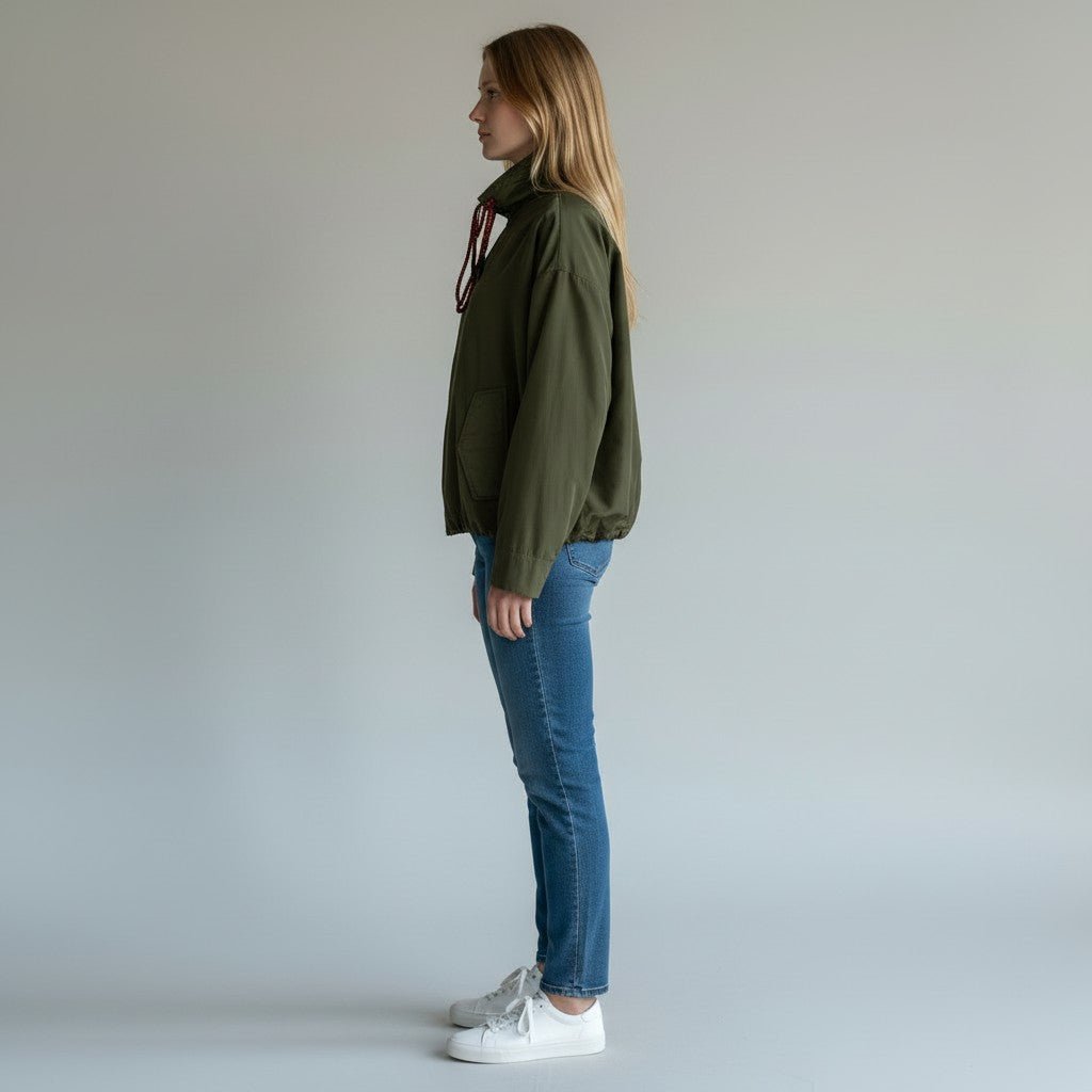 GIUBBINO ARRICCIATO HAVEONE - XE BLU Abbigliamento Donna