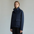 GIUBBINO IN NEOPRENE SUSY MIX - XE BLU Abbigliamento Donna