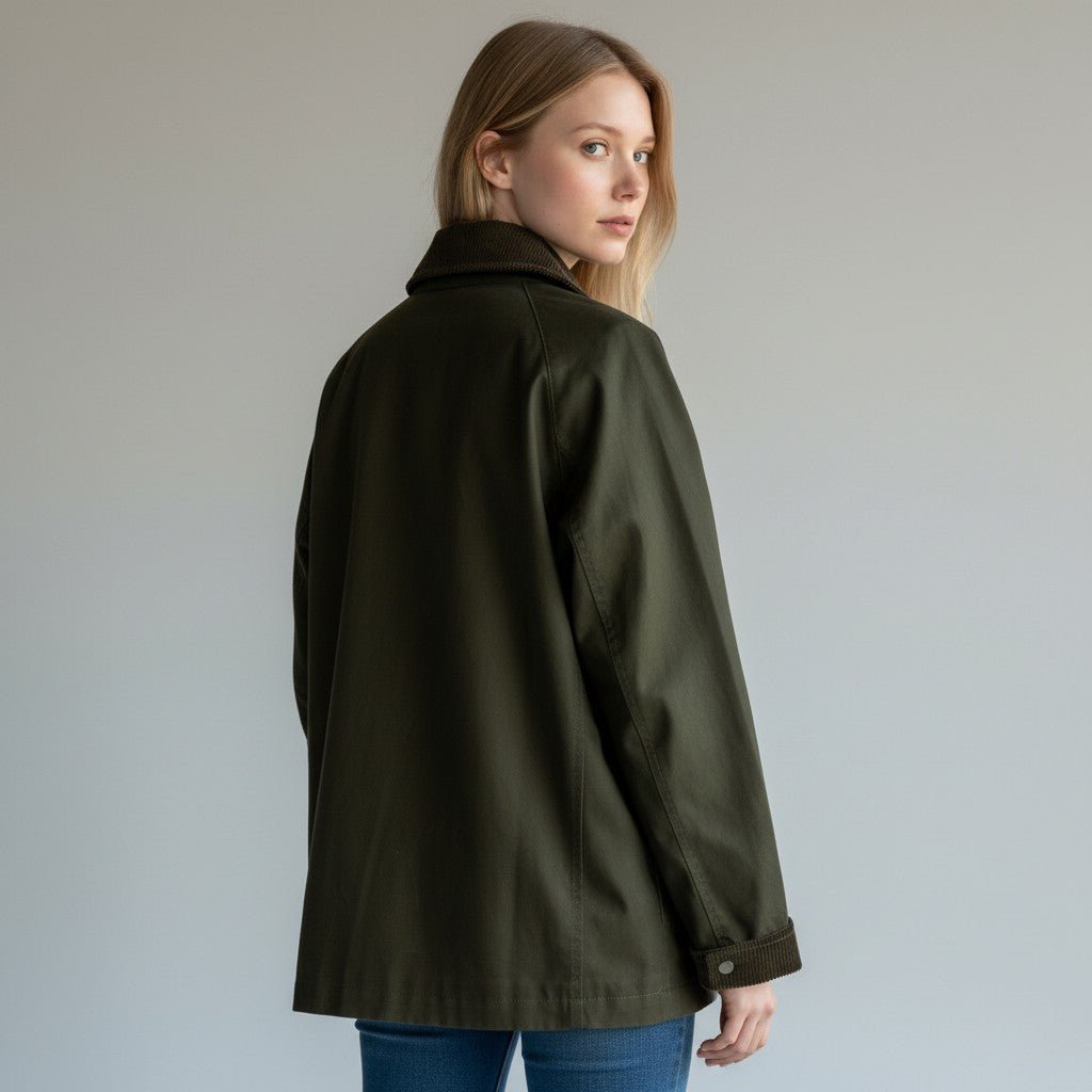 GIUBBINO ISPIRAZIONE BARBOUR HAVEONE - XE BLU Abbigliamento Donna