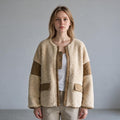 GIUBBINO TEDDY DIXIE - XE BLU Abbigliamento Donna