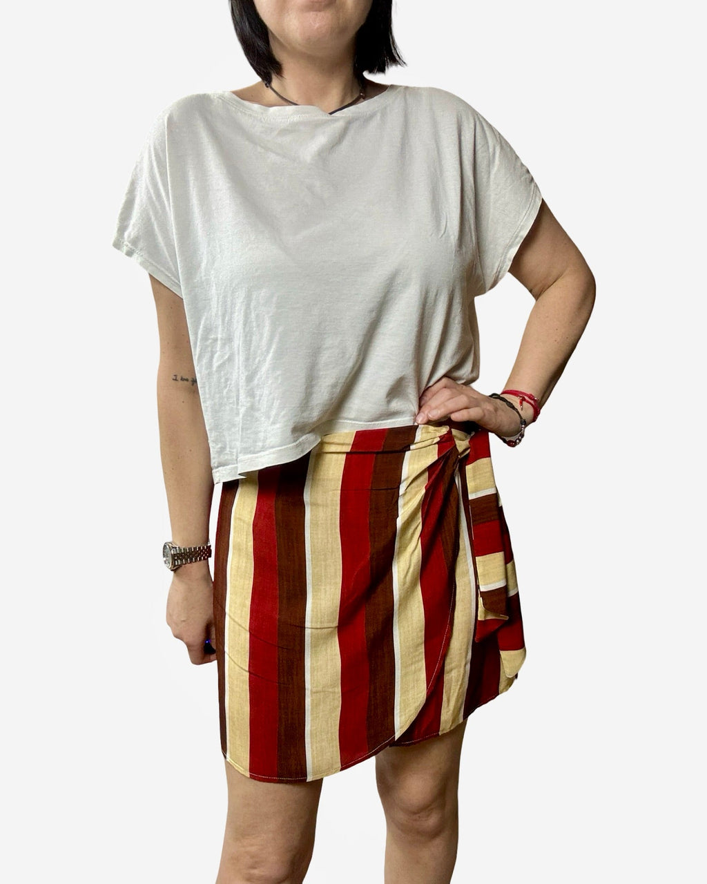 GONNA A PAREO RIGATA HAVEONE - XE BLU ABBIGLIAMENTO