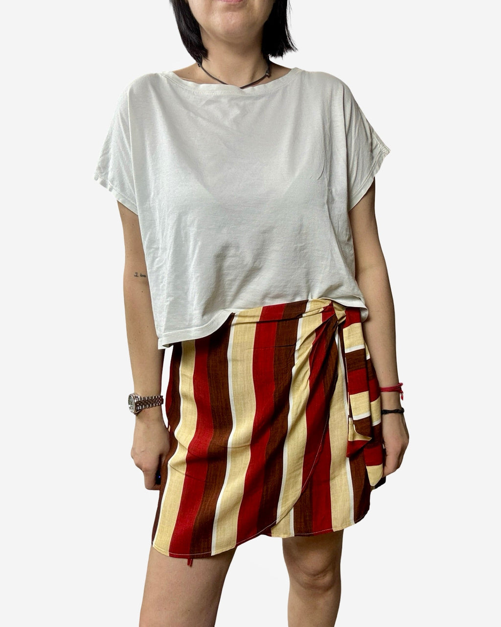 GONNA A PAREO RIGATA HAVEONE - XE BLU ABBIGLIAMENTO