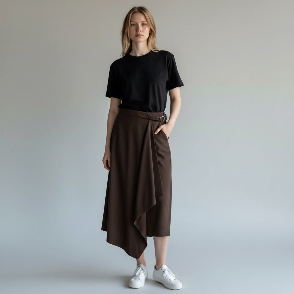 GONNA A PUNTA DIXIE - XE BLU Abbigliamento Donna