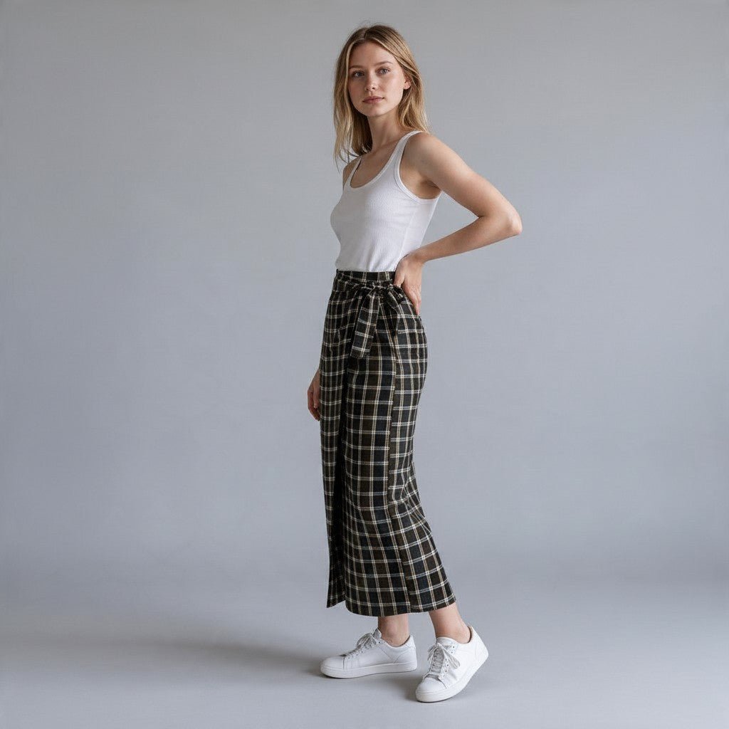 GONNA A QUADRETTI SUSY MIX - XE BLU Abbigliamento Donna