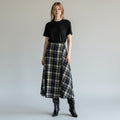 GONNA A QUADRI VICOLO - XE BLU Abbigliamento Donna