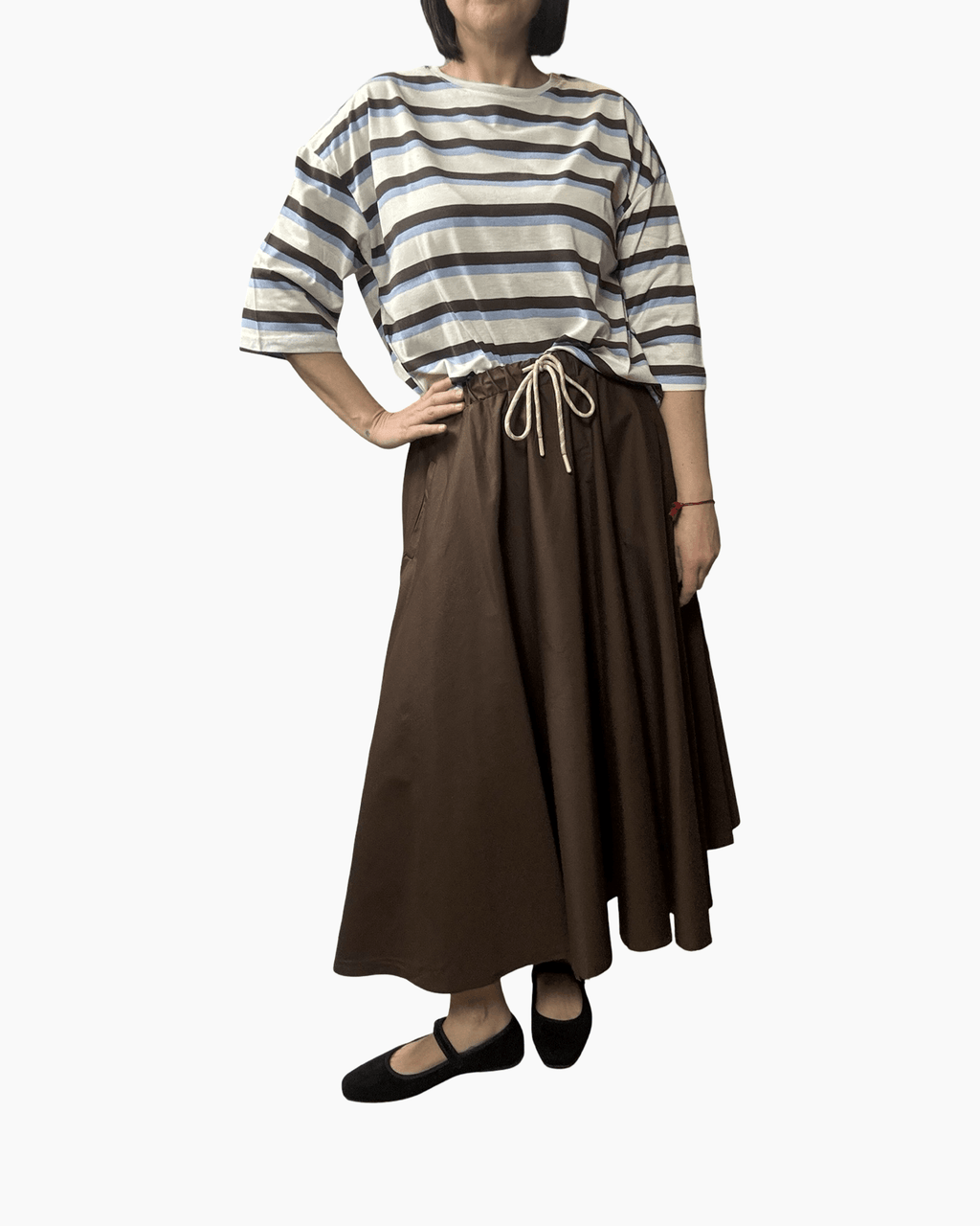 GONNA CON COULISSE SUSY MIX - XE BLU ABBIGLIAMENTO