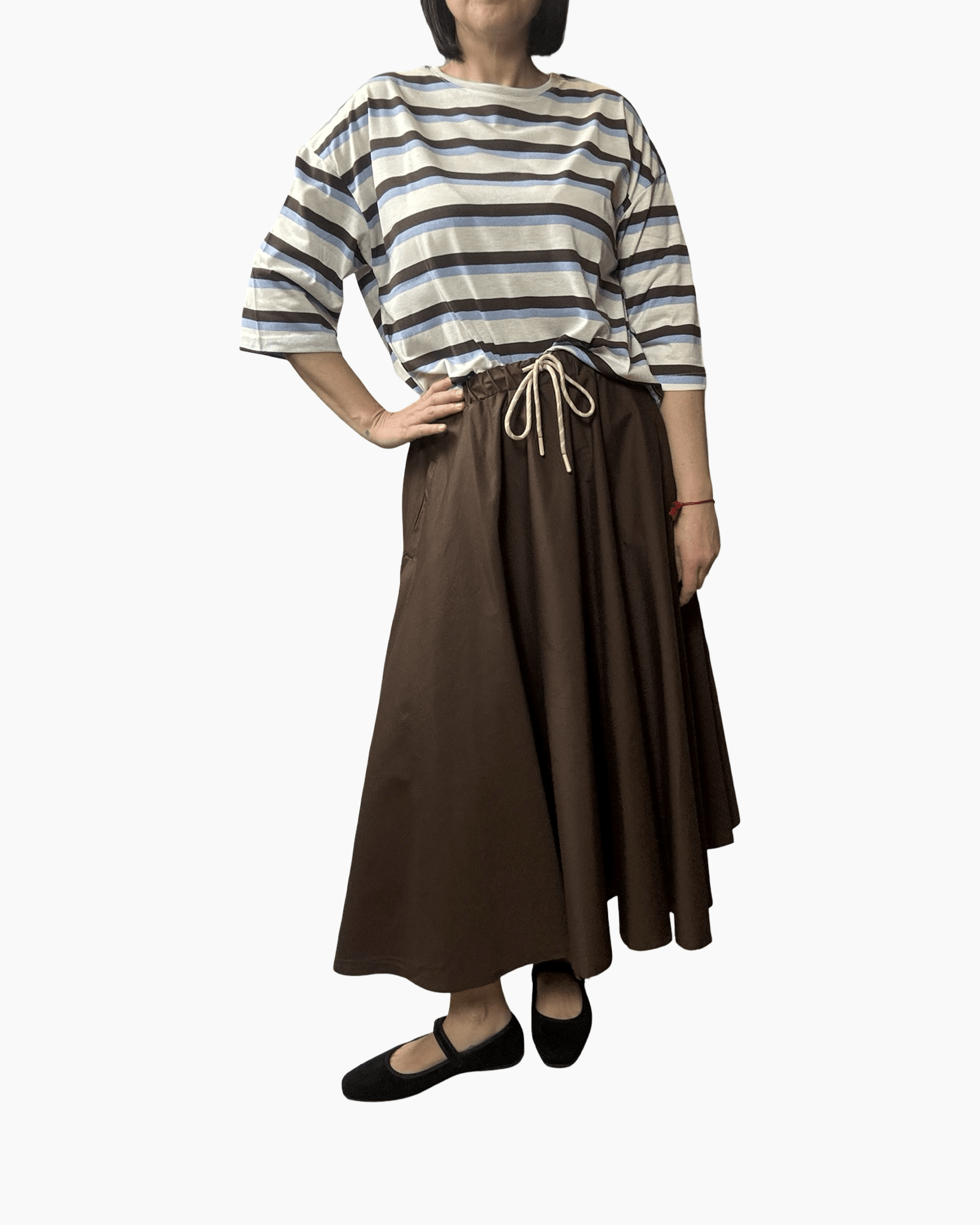 GONNA CON COULISSE SUSY MIX - XE BLU ABBIGLIAMENTO