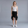 GONNA CON MANICHE ALLACCIATE VICOLO - XE BLU Abbigliamento Donna