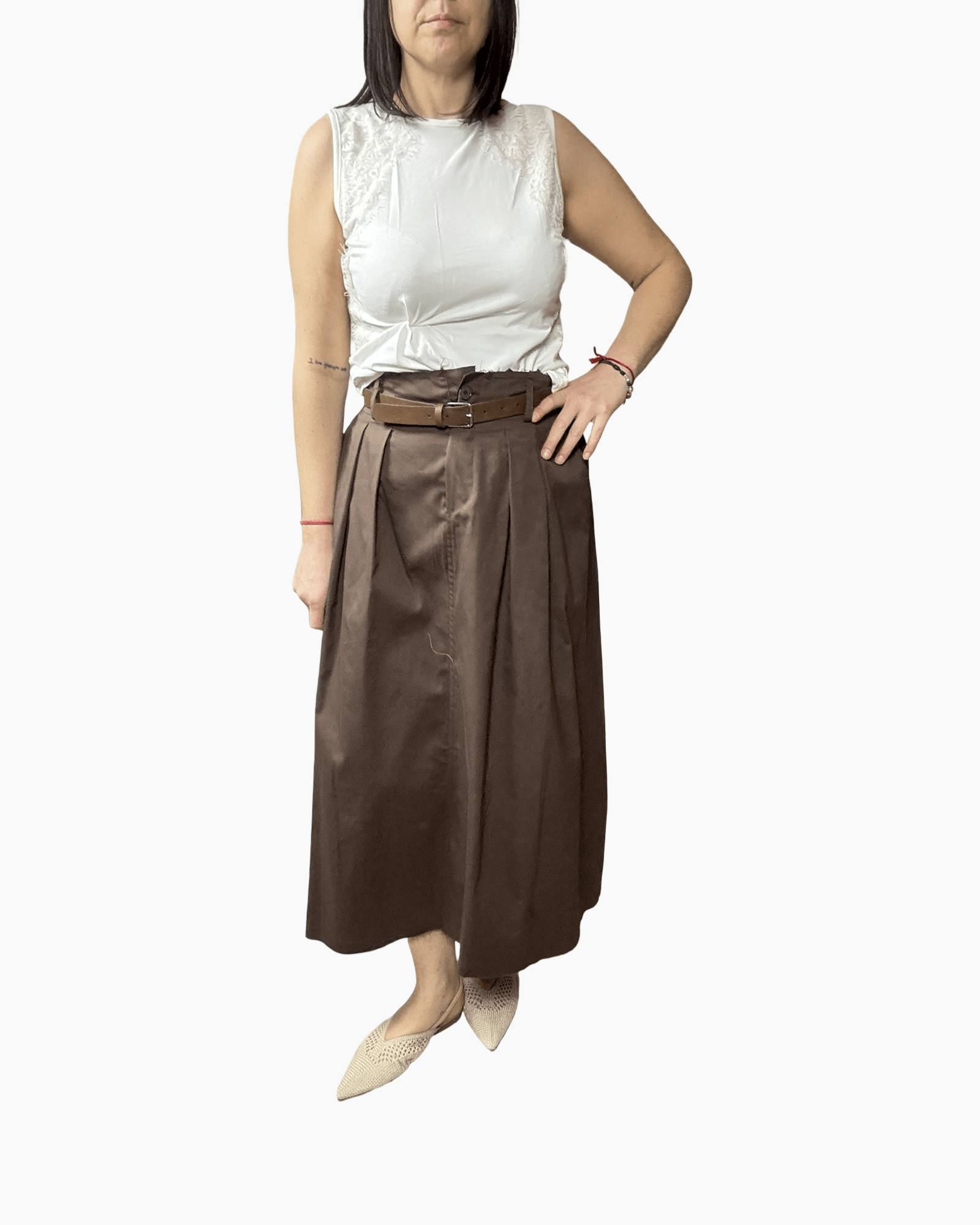 GONNA CON PINCES VICOLO - XE BLU ABBIGLIAMENTO