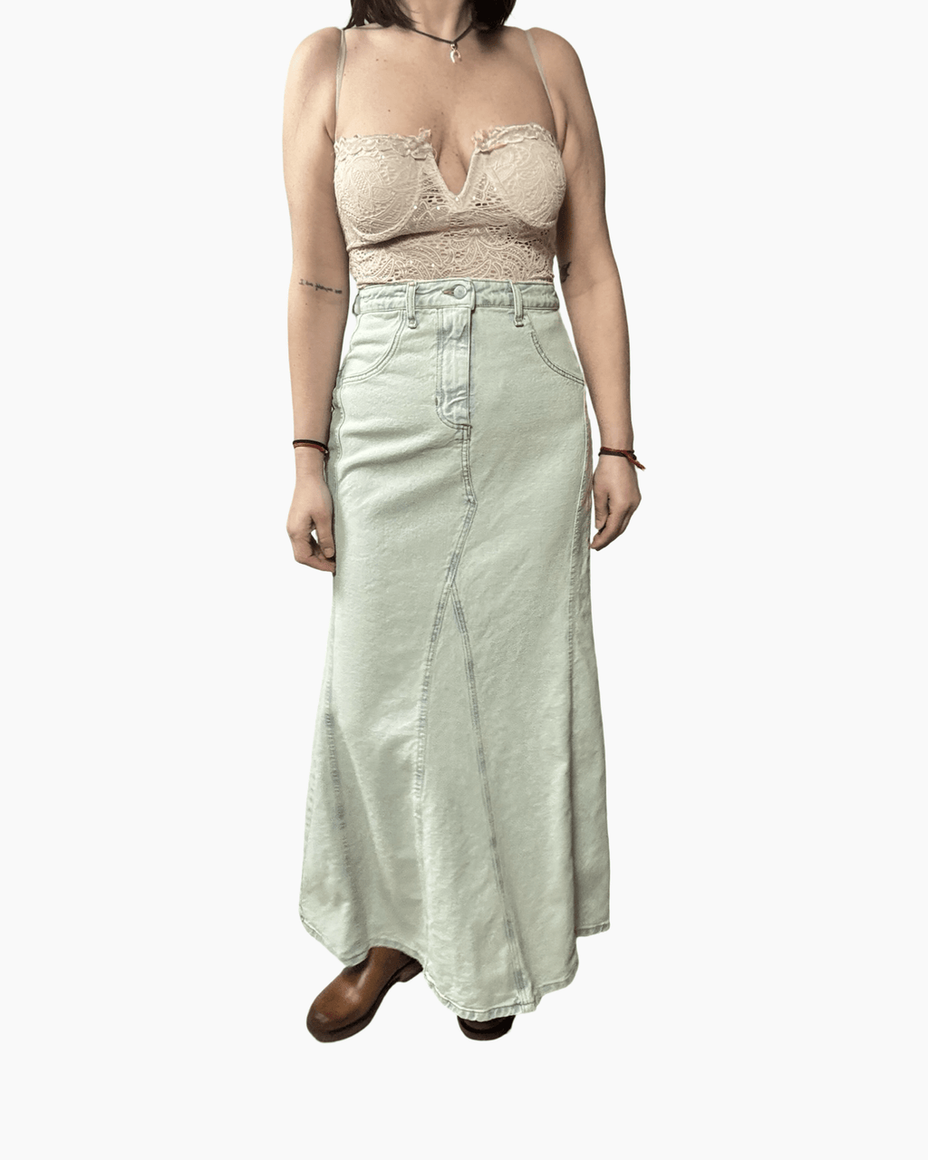 GONNA IN JEANS A SIRENA SUSY MIX - XE BLU ABBIGLIAMENTO