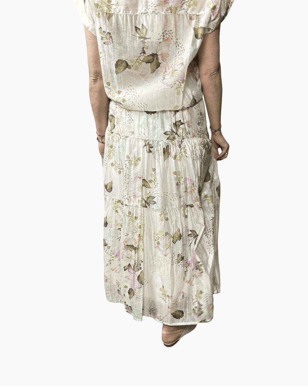 GONNA LUNGA FLOWERS SUSY MIX - XE BLU ABBIGLIAMENTO