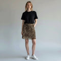 GONNA MACULATA TENSIONE IN - XE BLU Abbigliamento Donna
