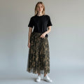 GONNA MIMETICA IN TULLE SUSY MIX - XE BLU Abbigliamento Donna