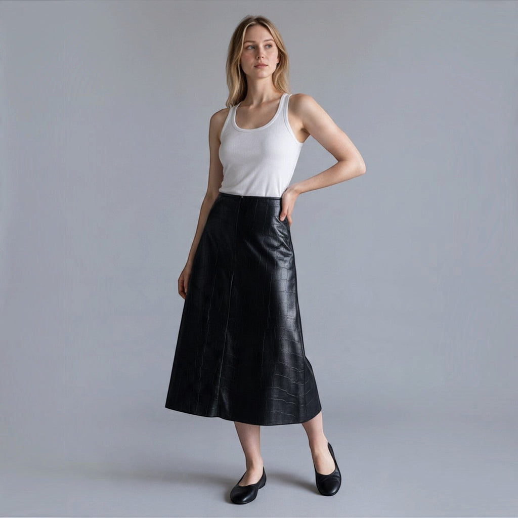 GONNA STAMPA COCCO SUSY MIX - XE BLU Abbigliamento Donna