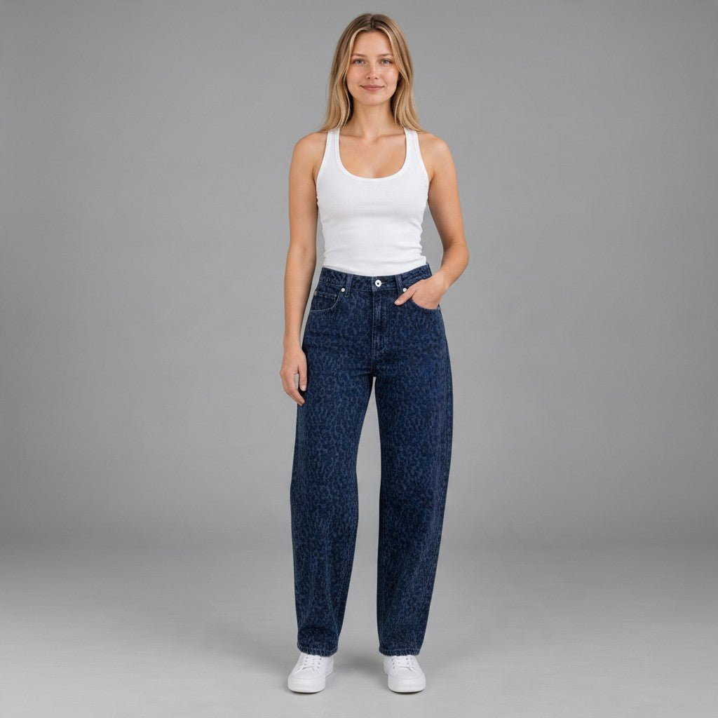 JEANS ARIA MACULATO HAVEONE - XE BLU Abbigliamento Donna