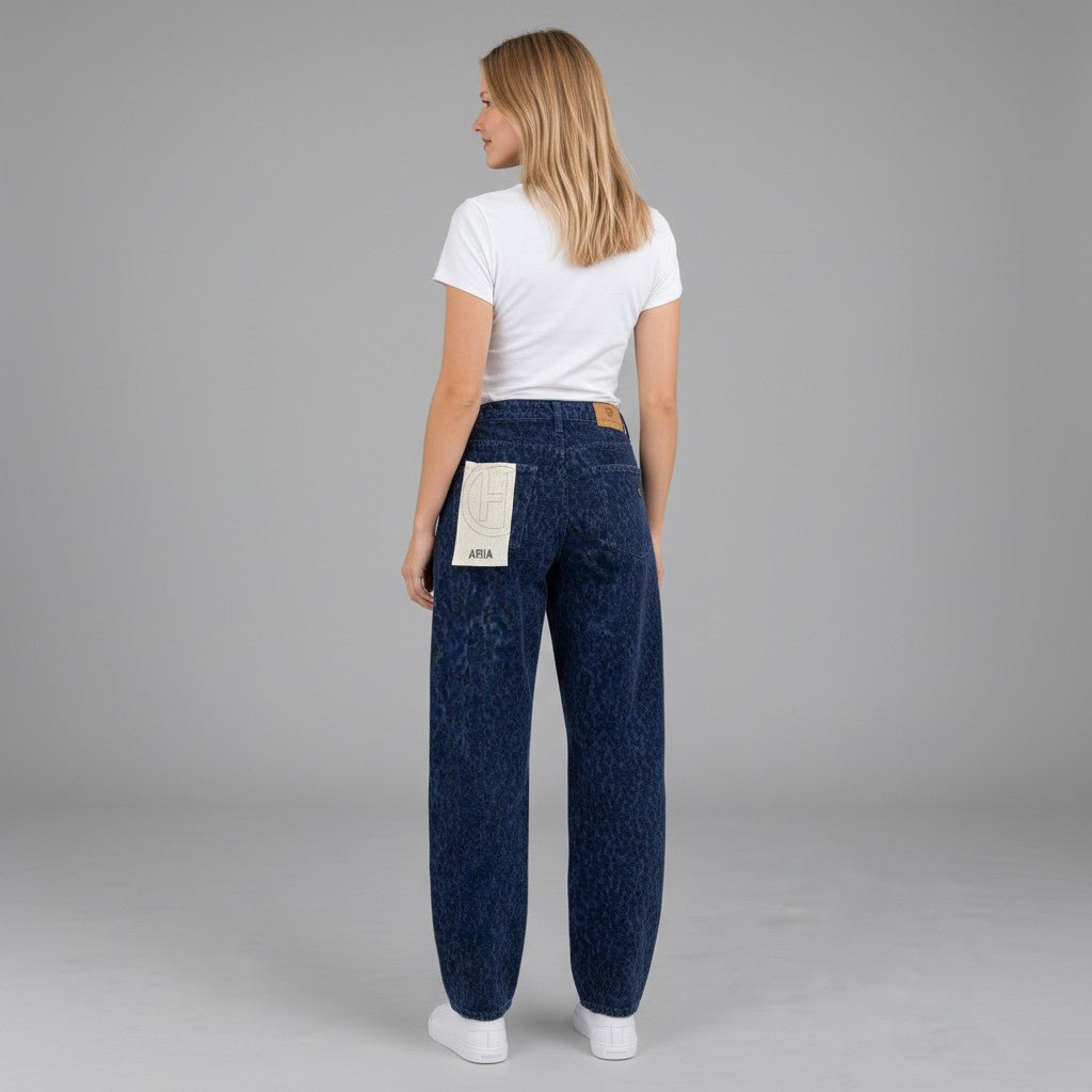 JEANS ARIA MACULATO HAVEONE - XE BLU Abbigliamento Donna