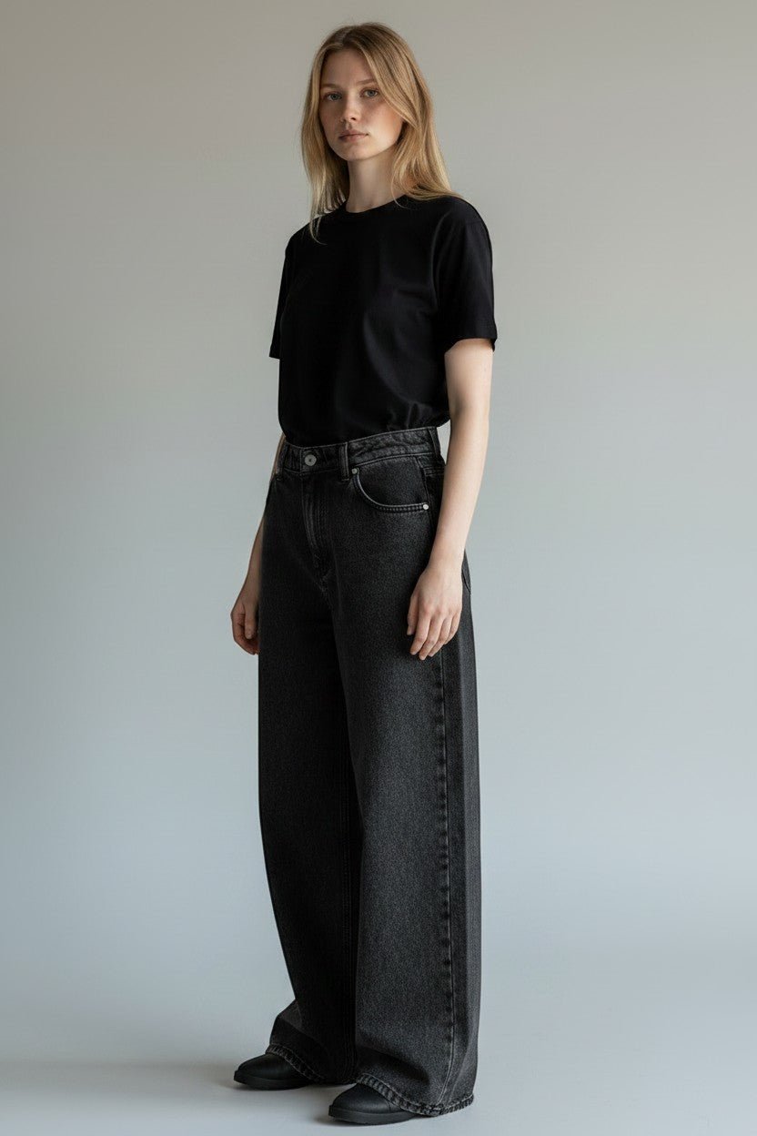 JEANS LUCY NERO HAVEONE - XE BLU Abbigliamento Donna