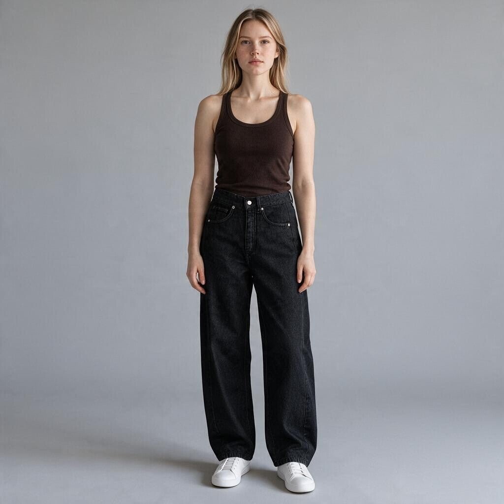 JEANS LUCY NERO HAVEONE - XE BLU Abbigliamento Donna