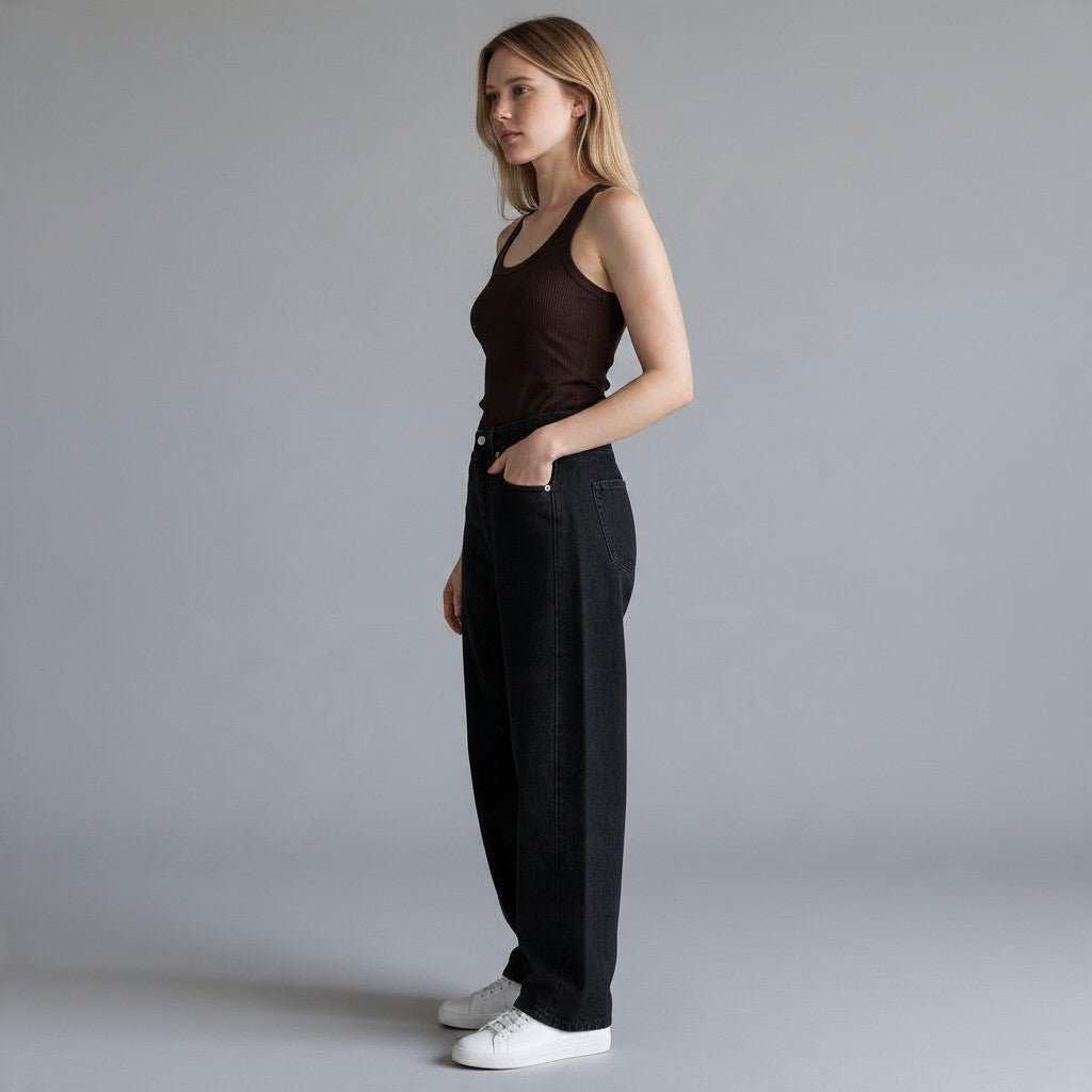 JEANS LUCY NERO HAVEONE - XE BLU Abbigliamento Donna