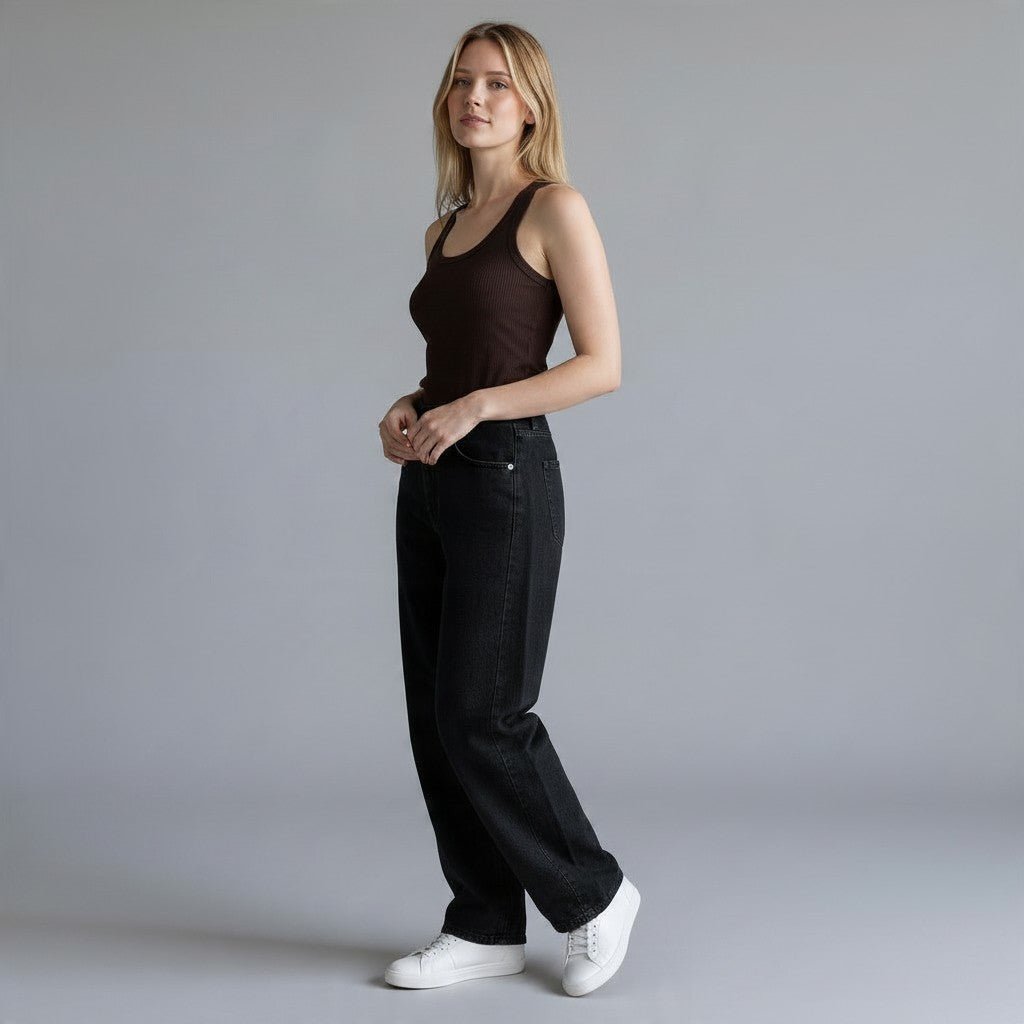 JEANS LUCY NERO HAVEONE - XE BLU Abbigliamento Donna