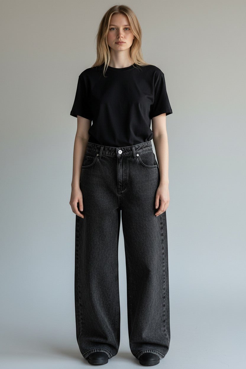 JEANS LUCY NERO HAVEONE - XE BLU Abbigliamento Donna