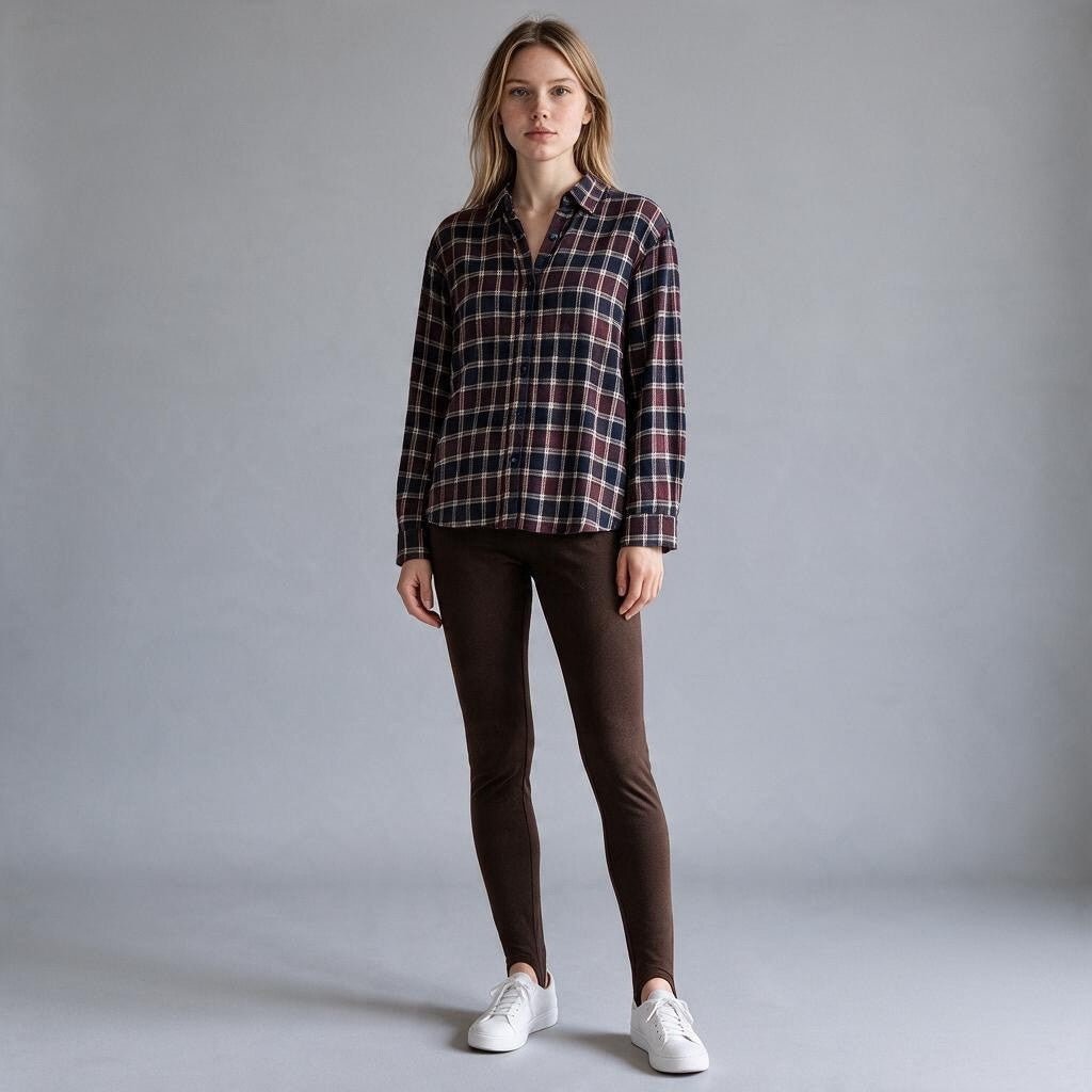 LEGGINS CON GHETTA VICOLO - XE BLU Abbigliamento Donna
