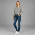 MAGLIA A RIGHE CON PROFILO HAVEONE - XE BLU Abbigliamento Donna
