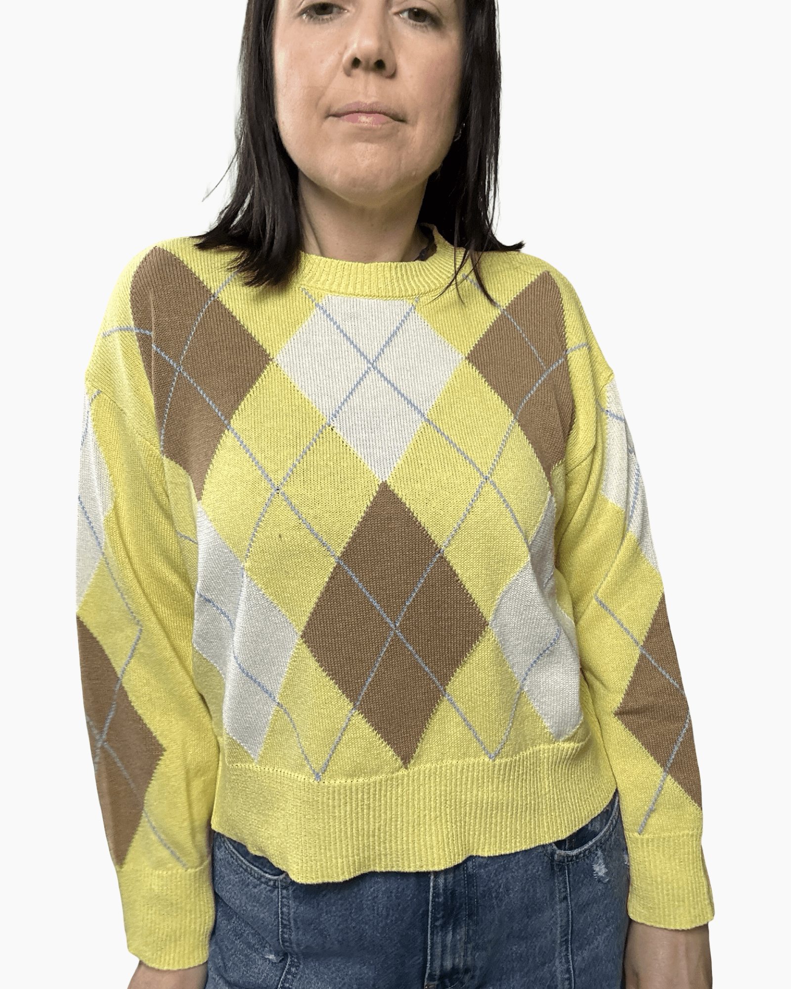 MAGLIA A ROMBI VICOLO - XE BLU ABBIGLIAMENTO