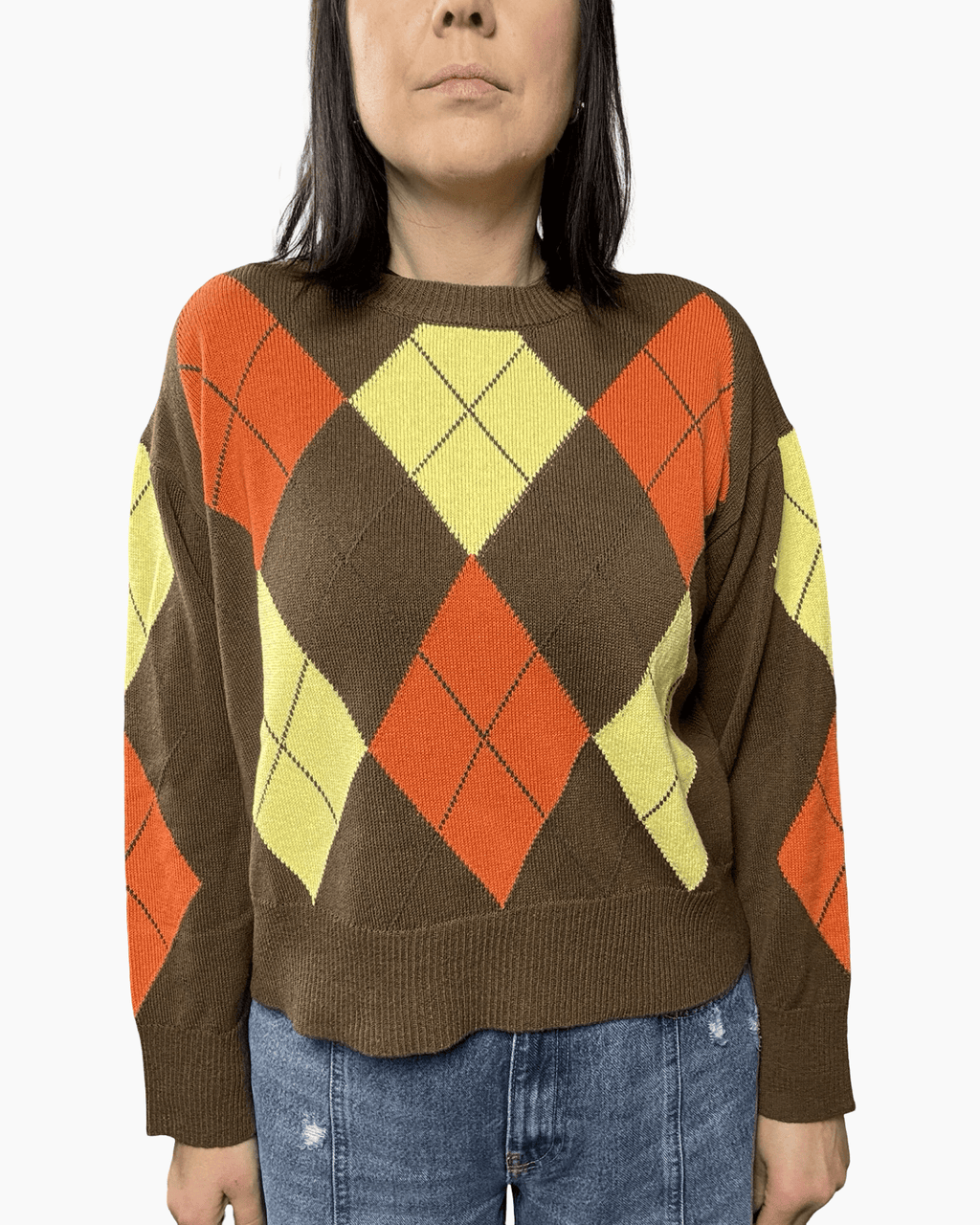 MAGLIA A ROMBI VICOLO - XE BLU ABBIGLIAMENTO