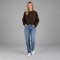 MAGLIA A SCATOLA SUSY MIX - XE BLU Abbigliamento Donna