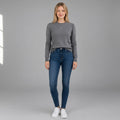 MAGLIA BASIC MISTO LANA HAVEONE - XE BLU Abbigliamento Donna
