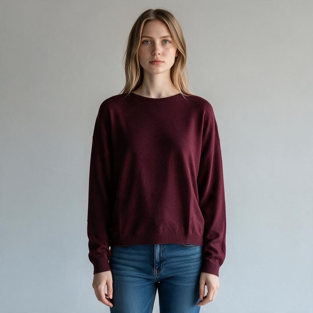 MAGLIA BASIC SUSY MIX - XE BLU Abbigliamento Donna